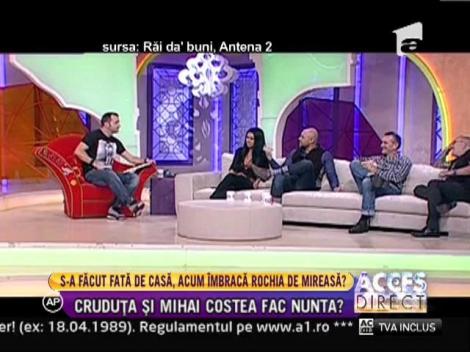 Daniela Crudu si-a ales rochia de mireasa