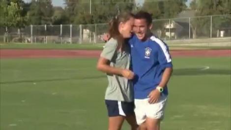 S-a dat accidentat pentru a fi sigur ca iubita ii va accepta cererea in casatorie