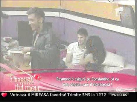 Constantina: "Raymond, daca ma despart de tine, am atatia baieti cu care as putea forma un cuplu!"