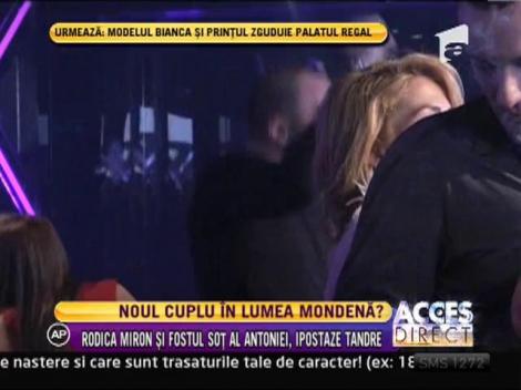 Rodica Miron si fostul sot al Antoniei, surprinsi in ipostaze tandre