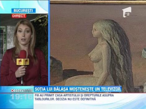 Sotia lui Sabin Balasa va mosteni un televizor