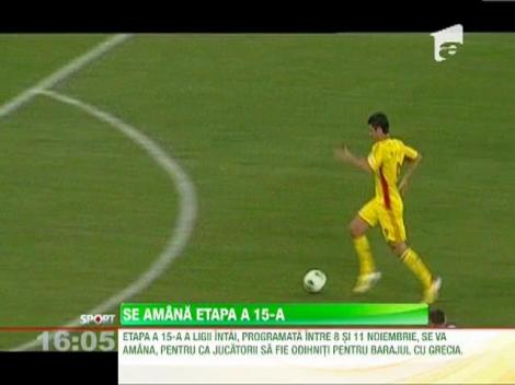 Se amana etapa a 15-a din Liga 1