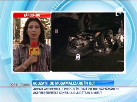 Vicepresedintele Consiliului Judetean Olt, acuzat de musamalizarea unui accident soldat cu un deces
