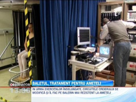 Studiu: Baletul, tratament pentru ameteli!