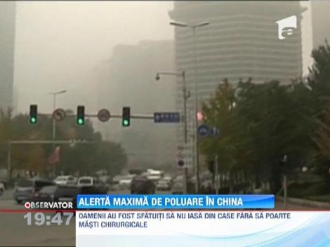 Cod rosu de poluare in China