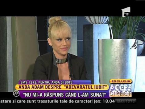 Anda Adam, catre "iubitul" ei Marco Pisani: "Cateva SMS-uri nu inseamna o relatie"