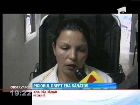 Medicii din Petrosani care au operat piciorul sanatos al unei paciente vor ajunge in instanta
