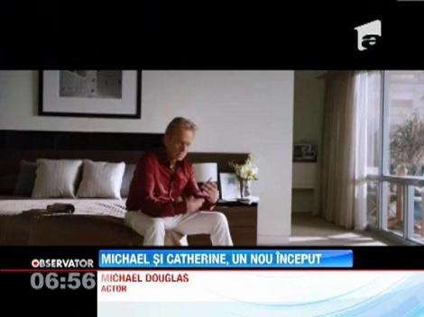 Michael Douglas si Catherine Zeta-Jones, un nou inceput: Cei doi poarta iar verigheta
