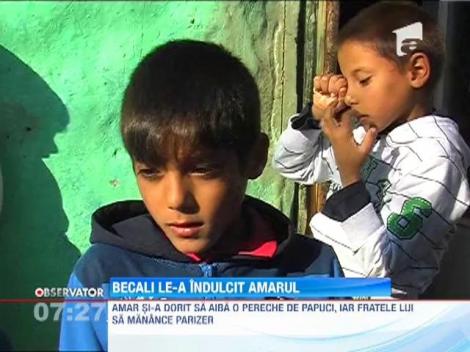 Gigi Becali le-a trimis ajutoare fratilor din Neamt, care merg la scoala desi unul nu are un picior si celalalt e aproape orb