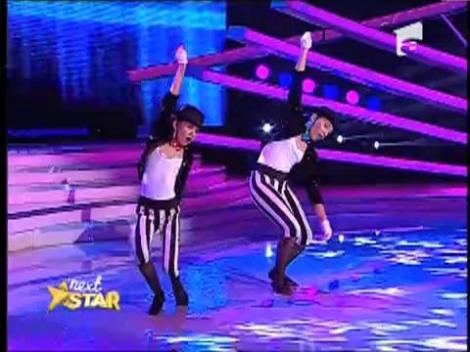 Andreea Berecleanu le-a deschis calea catre o cariera in pantomima! Catalina si Ioana, moment unic la Next Star