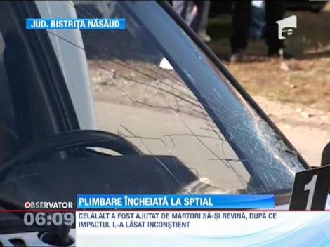 Doi copii pe bicicleta, loviti in plin de un masina