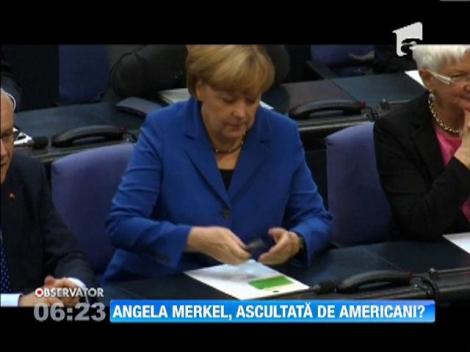Angela Merkel crede ca telefonul sau mobil este interceptat de serviciile secrete americane