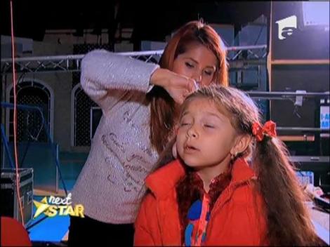 Teodora a venit cu intreaga familie la Next Star