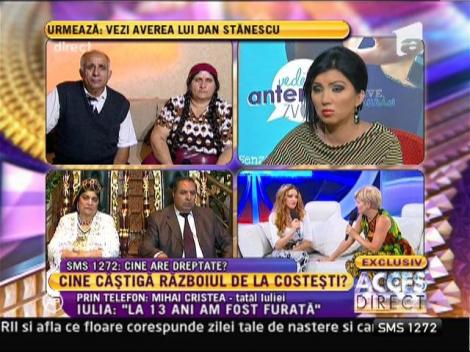 Iulia: "La 13 ani am fost furata"