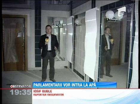 Conducerea Senatului cauta bani pentru finalizarea piscinei din Palatul Parlamentului