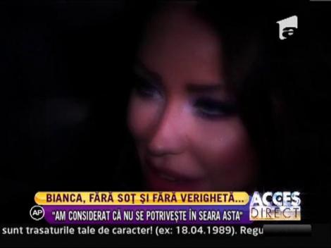 Bianca, in club fara sot si fara verigheta
