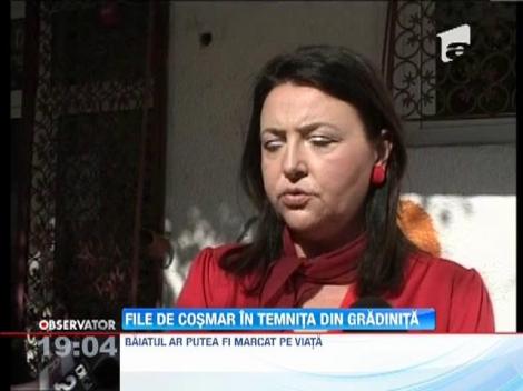 Beciul transformat in temnita pentru copiii de la o gradinita din Cernavoda, vizitat de politisti