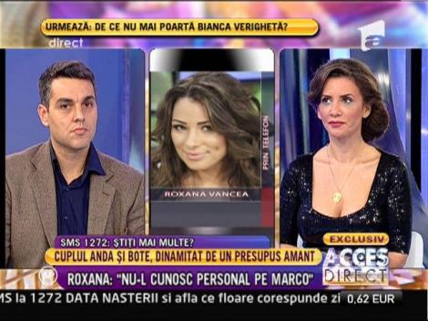 Roxana Vancea: "Anda Adam s-a trezit cu Marco Pisani la usa, la 7 dimineata"
