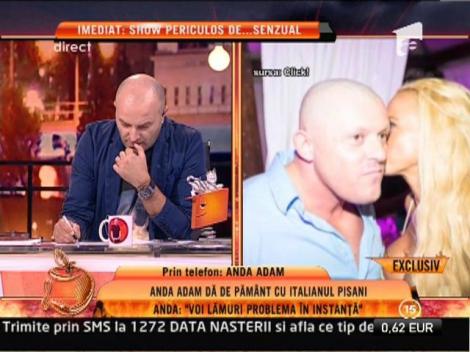 Anda Adam: "Nu am intretinut relatii intime cu Pisani"