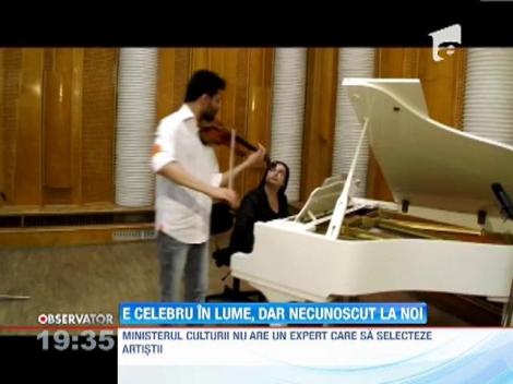 E celebru in toata lumea! Un roman, unul dintre cei mai buni violonisti de pe mapamond