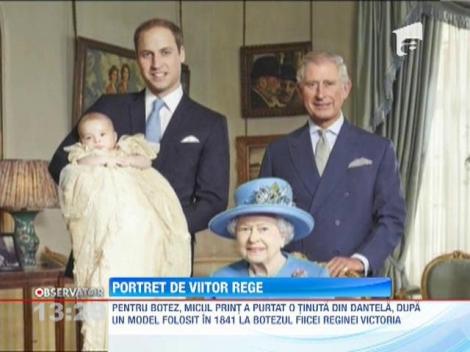 Pentru prima data dupa 100 de ani, patru generatii ale familiei regale sunt surprinse in aceeasi imagine