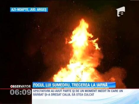 Traditii de Sfantul Dumitru: "Hai la Focul lui Sumedru!"