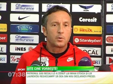 Gigi Becali a scos Steaua din silenzio stampa