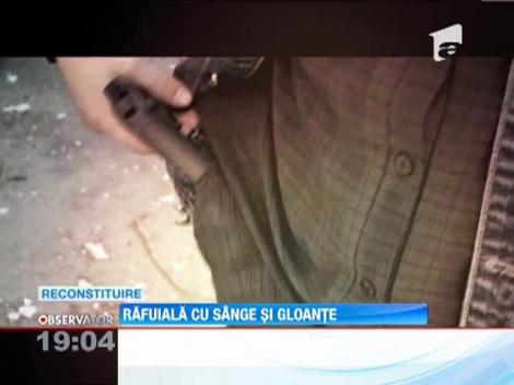 Rafuiala cu pumni, bata si pistoale, la Botosani