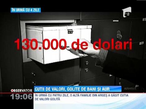 La o banca din Pitesti, banii din seifuri dispar pe banda rulanta