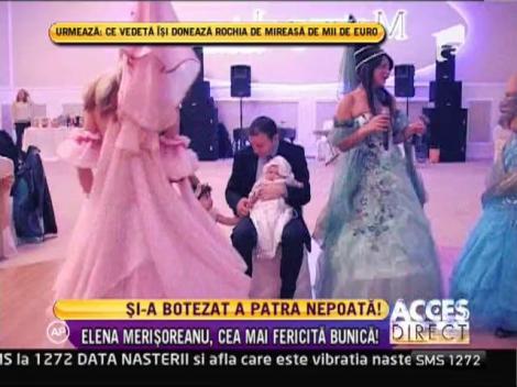 Elena Merisoreanu si-a botezat cea de-a patra nepotica!