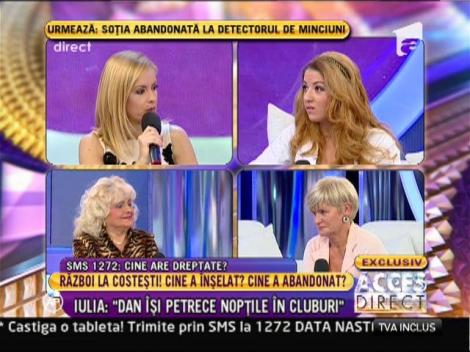 Iulia: "Dan Miutescu este un tata iresponsabil. Nu are niciun drept asupra copilului meu"