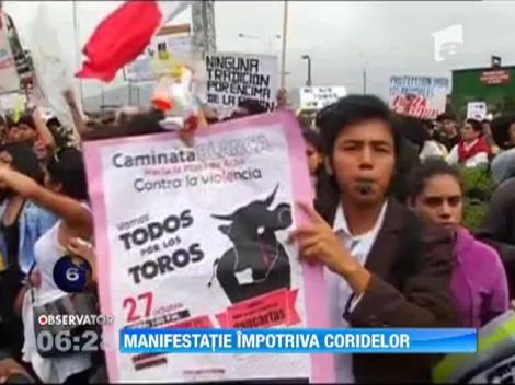 Manifestatie impotriva coridelor