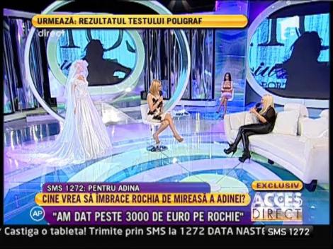 Adina de la Heaven isi doneaza rochia de mireasa! Afla cum o poti castiga!