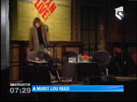 Lou Reed, o legenda a rockului, a incetat din viata la varsta de 71 de ani