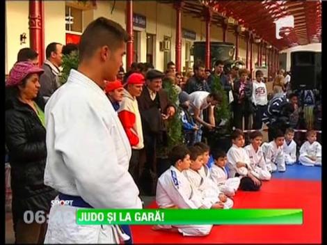 Alina Dumitru, antrenament la Gara de Nord