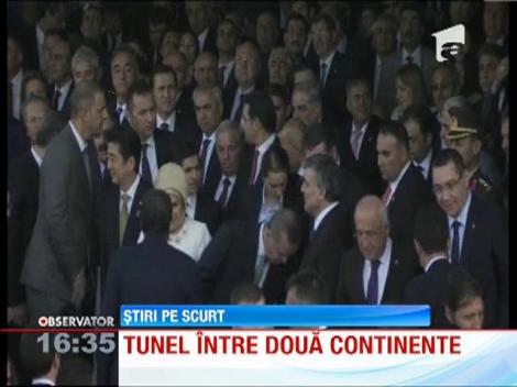 A fost inaugurat tunelul de sub stramtoarea Bosfor ce leaga Europa de Asia