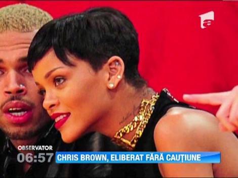 Chris Brown, eliberat din inchisoare fara cautiune