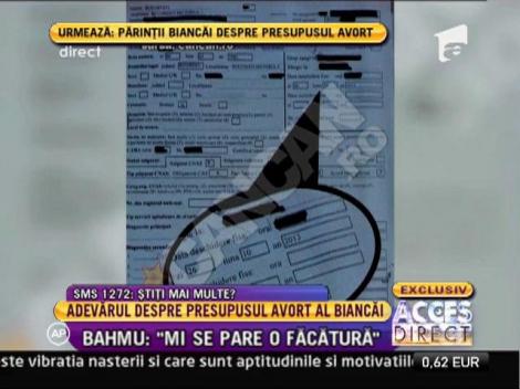 Bahum: "Mi se pare o facatura"