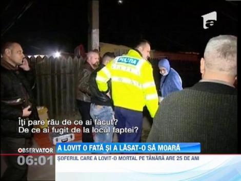 A accidentat mortal o tanara de 25 de ani si a lasat-o sa moara