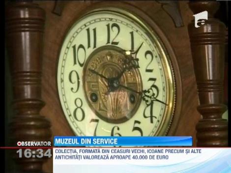Muzeul din service! Un constantean repara masini in acorduri de gramofon