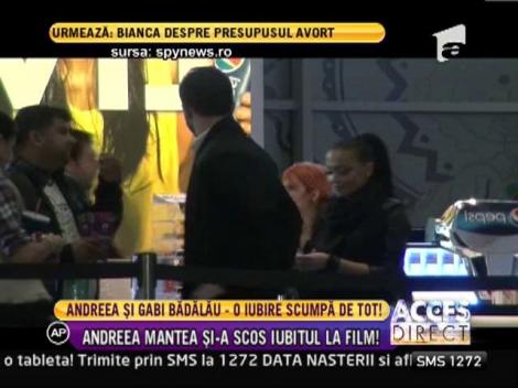 Andreea Mantea si-a scos iubitul la film!