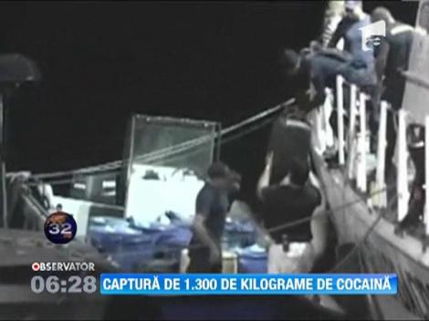Autoritatile din Costa Rica, captura de 1.300 de kilograme de cocaina