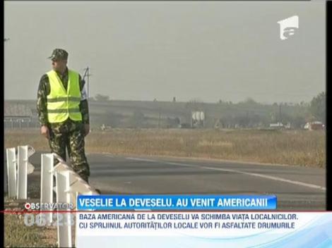 Localnicii din Deveselu se pregatesc sa-i intampine pe soldatii americani