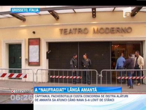 Dansatoarea din Republica Moldova a recunoscut ca a avut o aventura cu capitanul navei naufragiate Costa Concordia