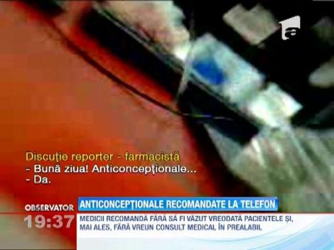 Anticonceptionale recomandate prin telefon