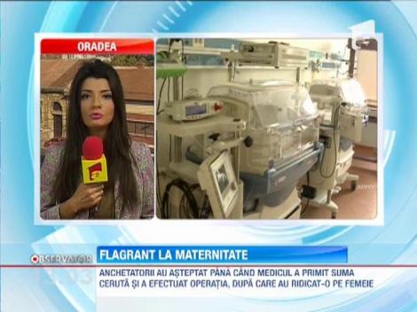 Arad: Medic ginecolog, saltat de politisti