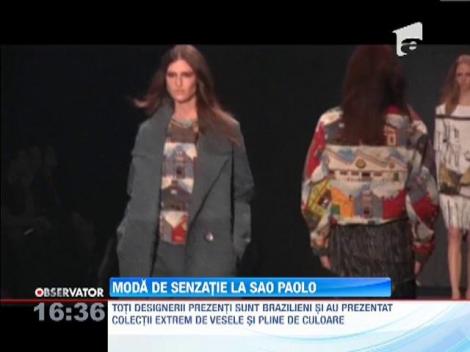 Colectie de senzatie la Saptamana Modei din Sao Paolo! Modelele: superba Candice Swanepoel, in miniatura