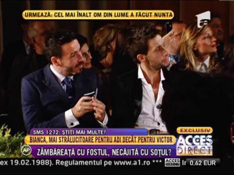 Bianca, mai stralucitoare pentru Adi, decat pentru Victor!