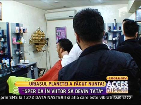 Uriasul planetei a facut nunta! Sultan Kosen si-a gasit jumatatea!