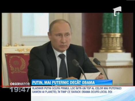 Vladimir Putin l-a "detronat" pe Barack Obama din pozitia de cel mai puternic om din lume